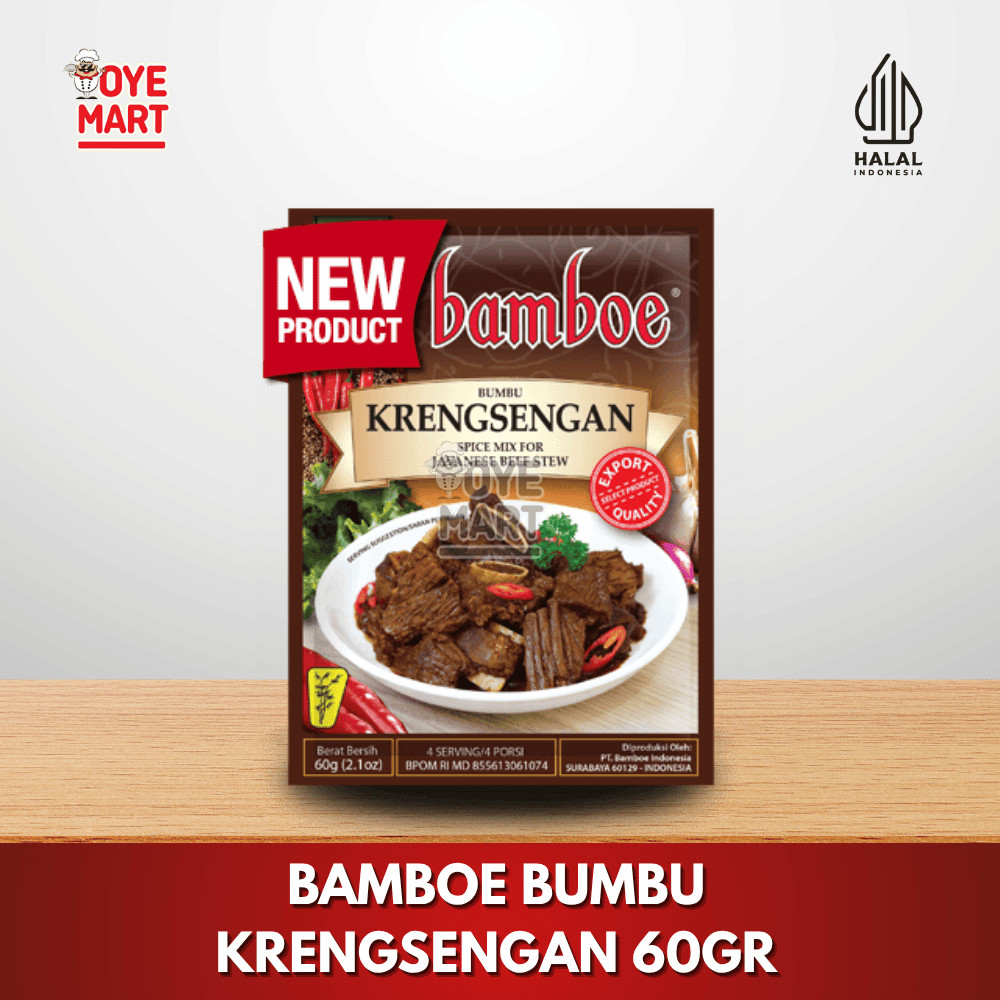 

BAMBOE BUMBU KRENGSENGAN INSTAN 60GR / BUMBU MASAK INSTAN