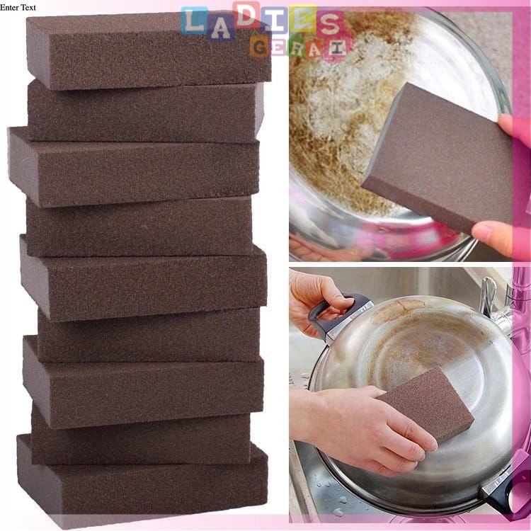 Spon Panci Karatan / Spons Sikat Pembersih Gosok Wajan Gosong