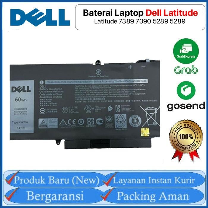 Gambar ORI Baterai batre battery batery Laptop K5XWW 7389 7390 L3180 5285 5289 5289 13 7389 5289 318