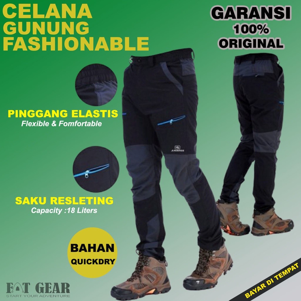 Celana Gunung Pria Wanita Quickdry