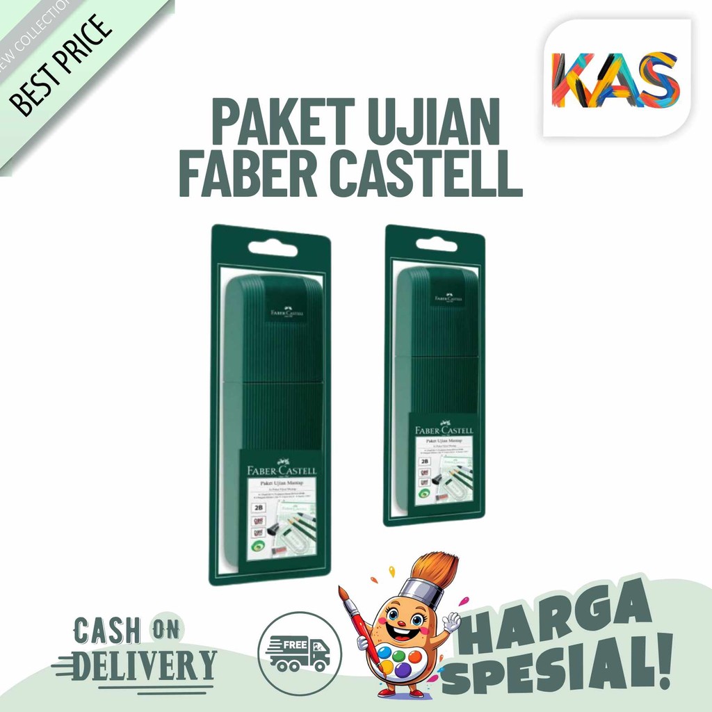 

Paket Ujian Faber Castell Exam Set Mantap EBTA SPMB Paket Alat Tulis