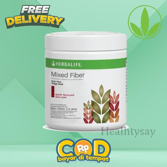 Mumpung Murah Mixed Fiber Herbalife  Rasa Apel