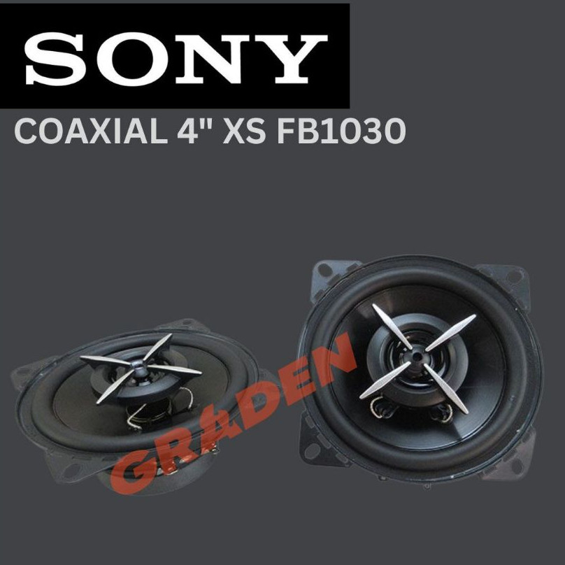 TERLARIS SPEAKER MOBIL COAXIAL SONY 4inch / SPEAKER COAXIAL 4" MURAHmurah