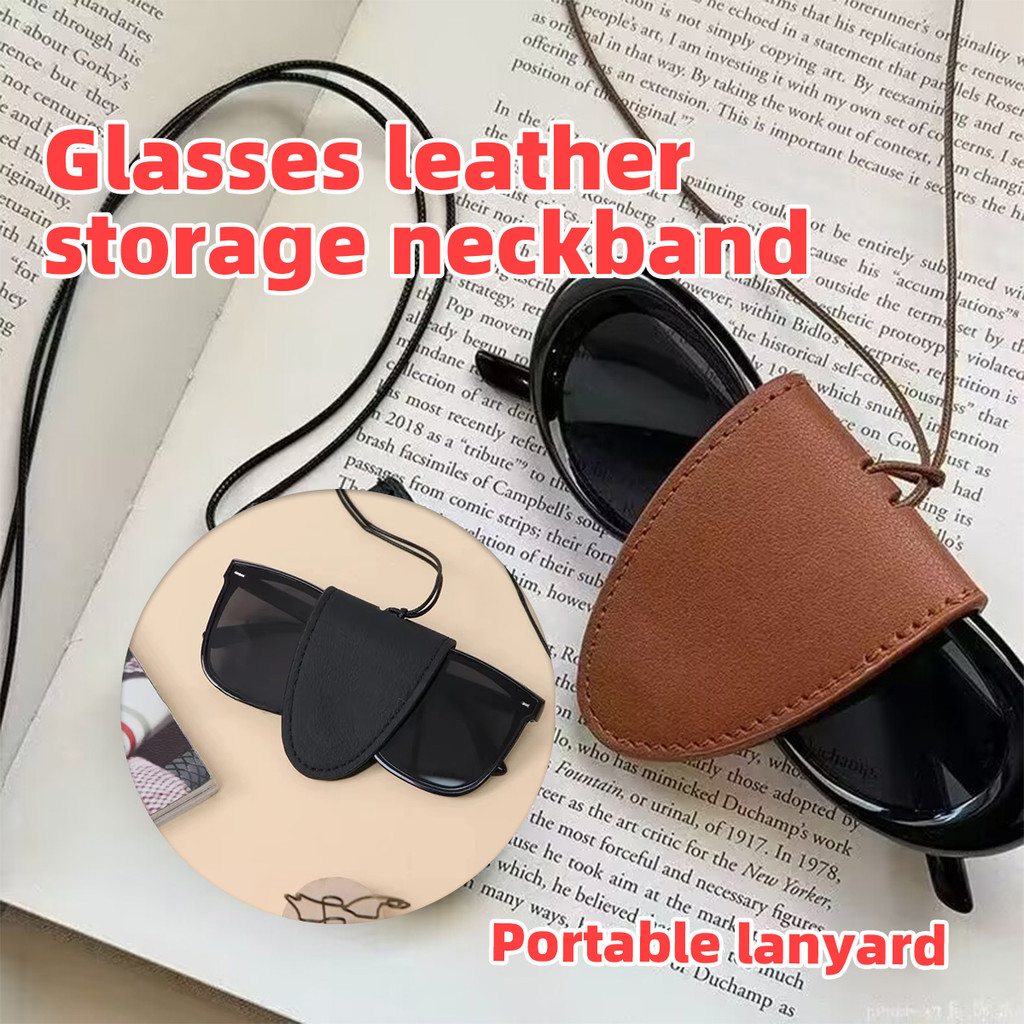 Tempat Gantung Kacamata Gantung + tali gantung Pouch kacamata magnet Tempat kacamata gantung leher