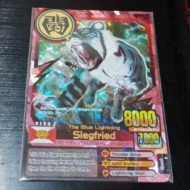 kartu animal kaiser siegfried ver 4 ultra rare original
