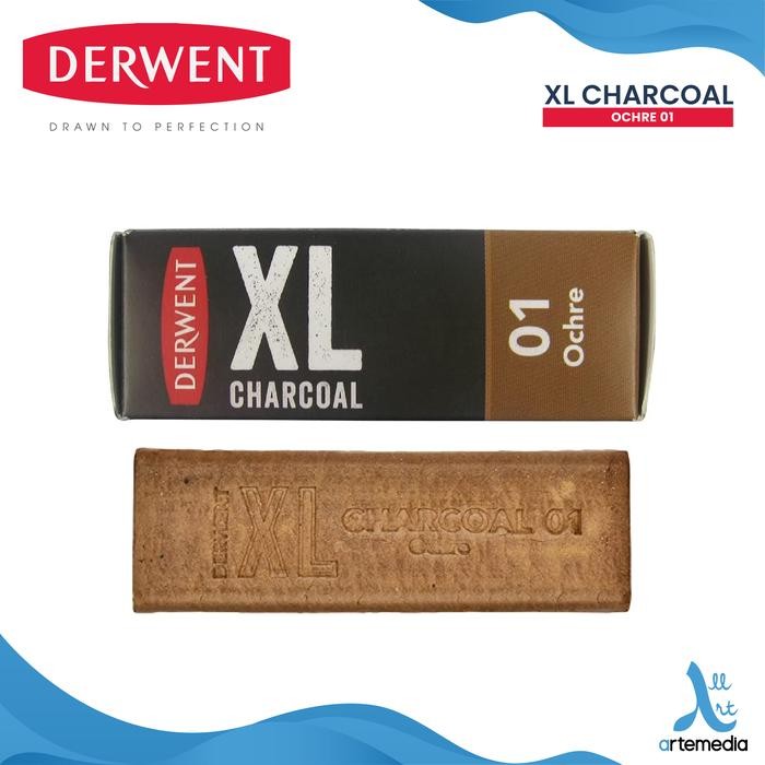

【M-MT】SALE!!! Balok Arang Derwent XL Charcoal Block - OCHRE