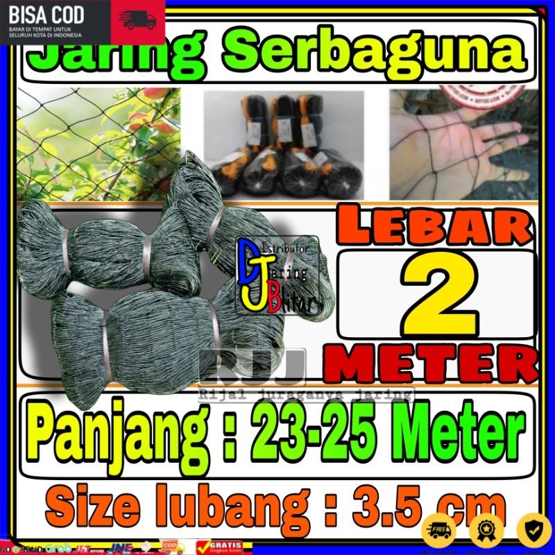 【Ready_Stock_COD】 Jaring Ayam 2 Meter Benang Tebal / Jaring Pagar Ayam / Jaring Kandang Ayam / Jarin