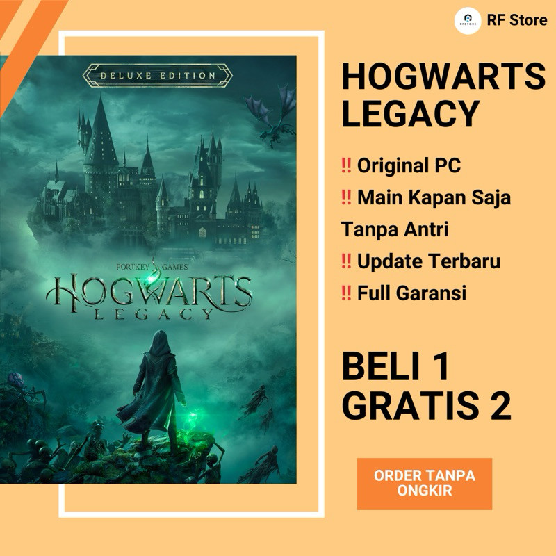 Hogwarts Legacy Deluxe Edition Steam Original Game- (bahasa Indonesia)