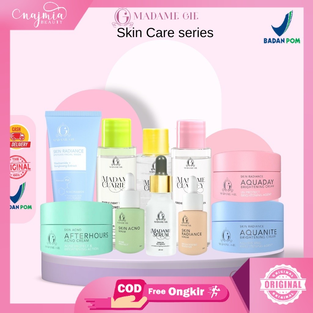 Najmia - Madame Gie Skin Care series - skin barrier skin radiance skin acno skin care