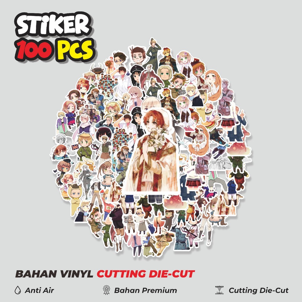 

Terbaru! 50 pcs Stiker Karakter Anime Dekorasi Lucu Kreatif untuk Notebook, Skateboard, HP