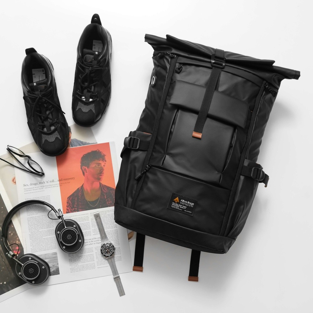 ALBA PROJECT | Backpack Vegas 1.0 - Tas Ransel Pria Waterproof Backpack Vegas Pria Tas Outdoor Tas P