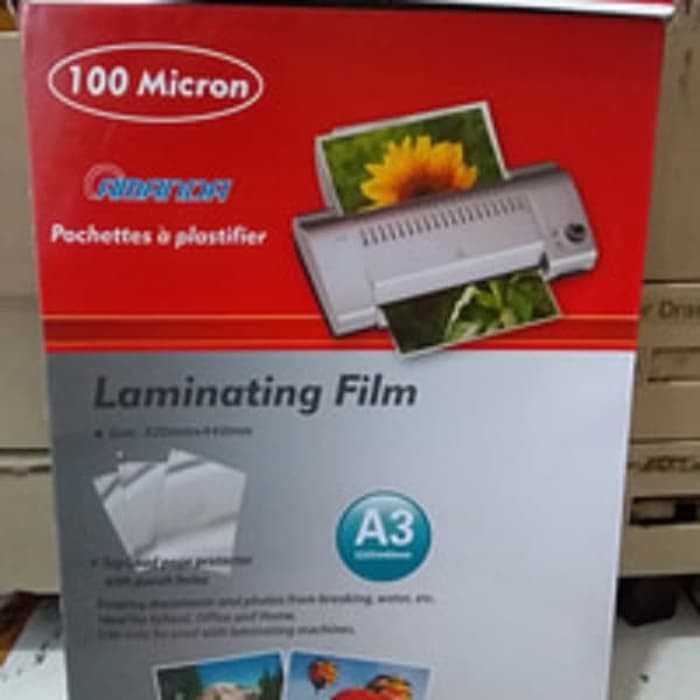 

PLASTIK LAMINATING A3 AMANDA 100 / LAMINATING AMANDA A3 100 MICRON