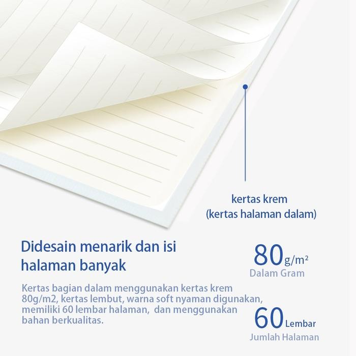 

Promo Deli kertas binder file Loose leaf ukuran B5 isi 60 halaman QHB560 - transparant, A5 Terlaris