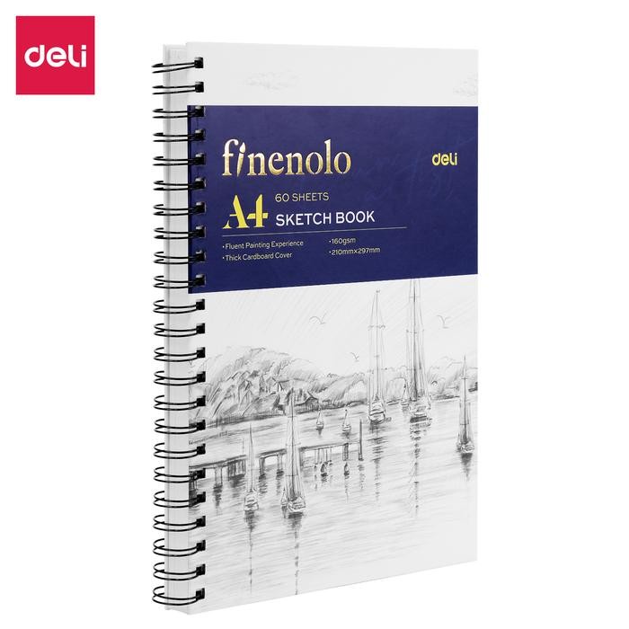 

Promo Deli Sketch Book / Buku Gambar Sketsa A4 160GSM 60 Lembar EC27X - Jilid Samping Terlaris
