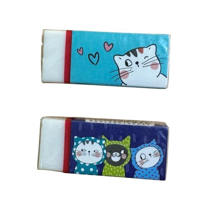 

M&G white eraser So Many Cats / penghapus pensil kecil