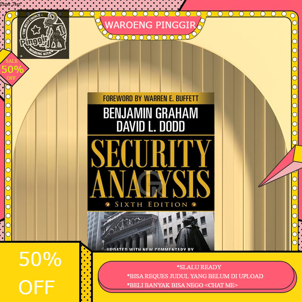 Book Security Analisis Benjamin Graham