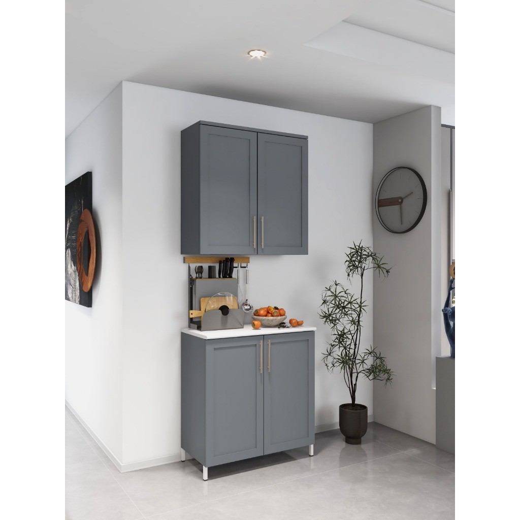Kitchen Set Besi / Kitchen Kabinet / Lemari Dapur Atas/Bawah Besi Olymsteel OKD Series