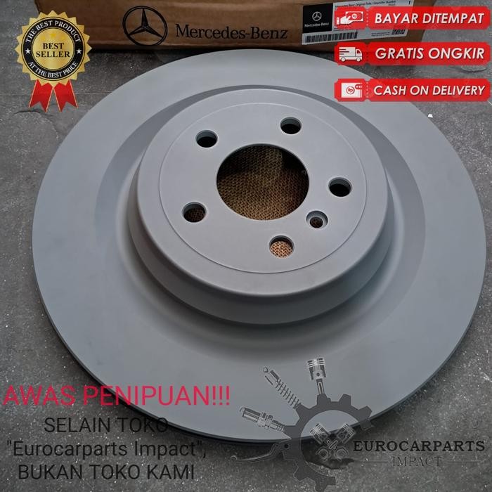 DISC BRAKE BELAKANG MERCEDES BENZ W166 X166 W292 ML GL GLE GLS400 PIRINGAN REM CAKRAM REAR GENUINE