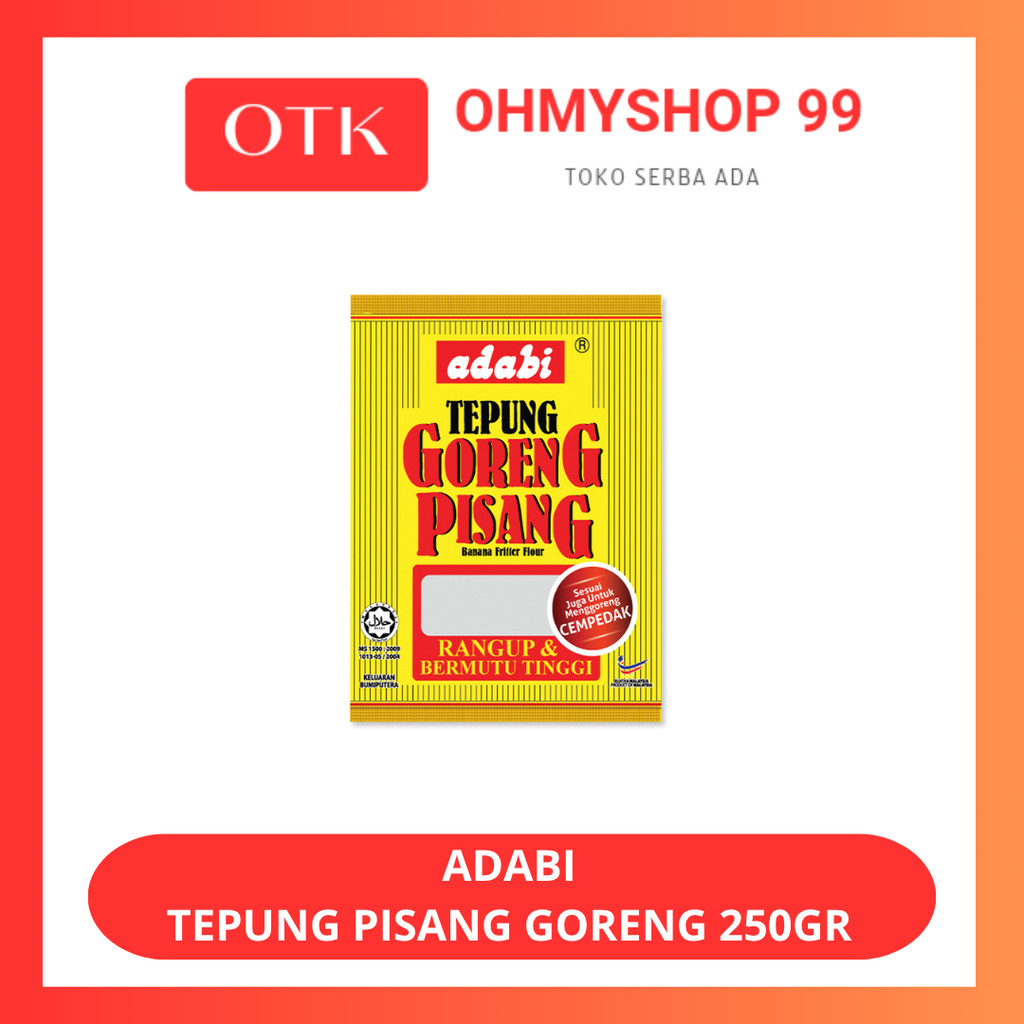 

Adabi Tepung Pisang Crispy 250gr