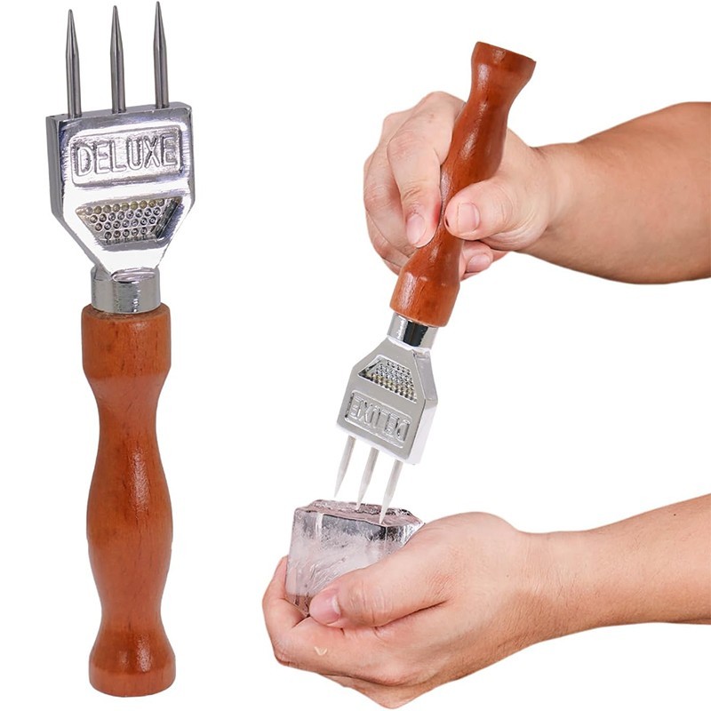 Alat Pemukul Es Batu Stainless Ice Pick Stainless Penghancur Es Batu Stainless Tusukan Batu Es