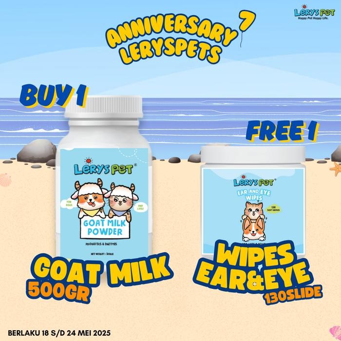 

Goat Milk Powder | Susu Anjing & Kucing | Susu Kambing | Leryspet - GOAT MILK 500gr 1706