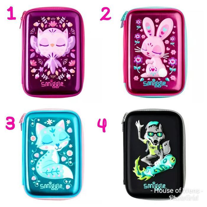 

[New Arrival] SMIGGLE IN TO THE WOOD HARDTOP PENCIL CASE - TEMPAT PENSIL SMIGGLE - Biru Muda