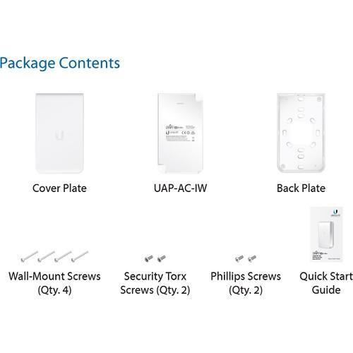 Ubiquiti UAP AC IW Unifi Access Point AC IN WALL