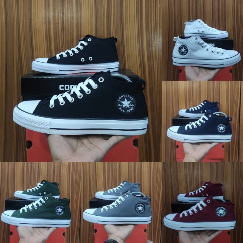 Sepatu Allstar Semi Boot_Sepatu Sekolah_Sepatu Converse_Sepatu Pria_Sepatu Wanita