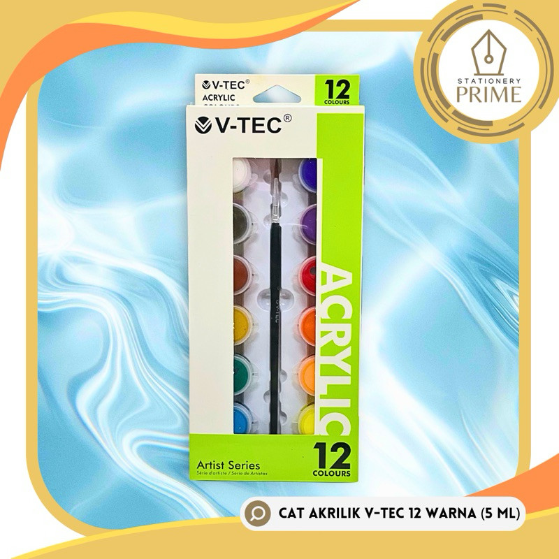 

Cat Akrilik V-Tec / Acrylic Colour VTEC 12 Warna VT-512 TB (5 ml)