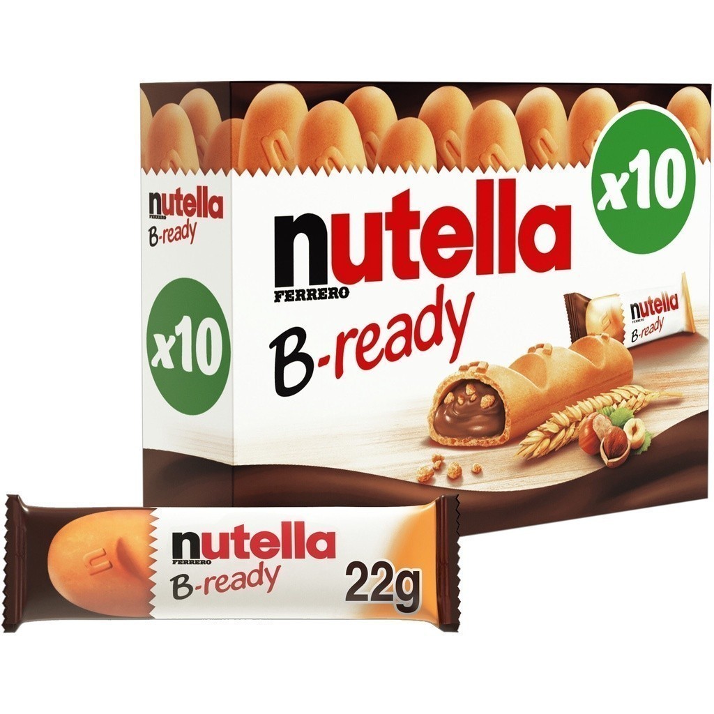 

Nutella BREADY T10 isi10pcs 220gram asal Eropa