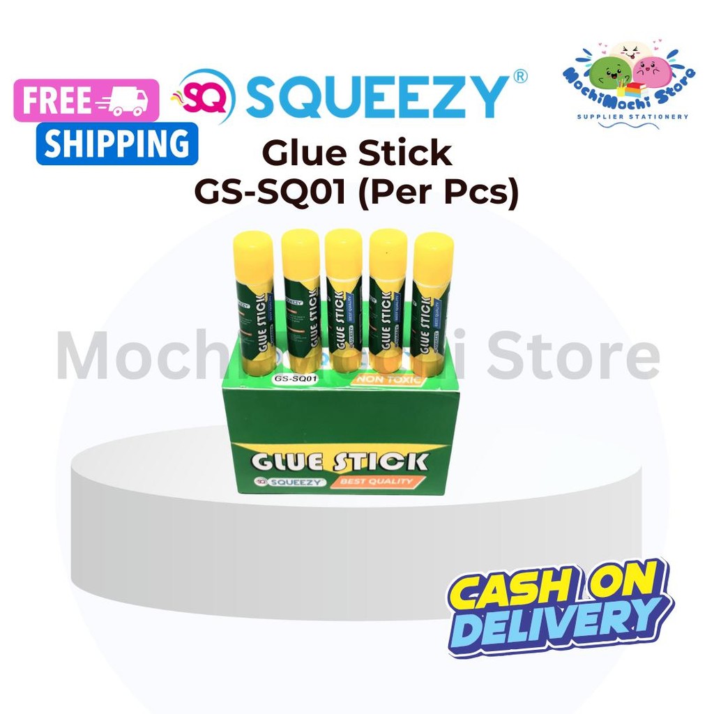 

PER PCS Lem Glue Stick GS-SQ01 | Lem Non Toxic | Glue Stick | Lem Stick | Lem Kertas | Lem Batangan