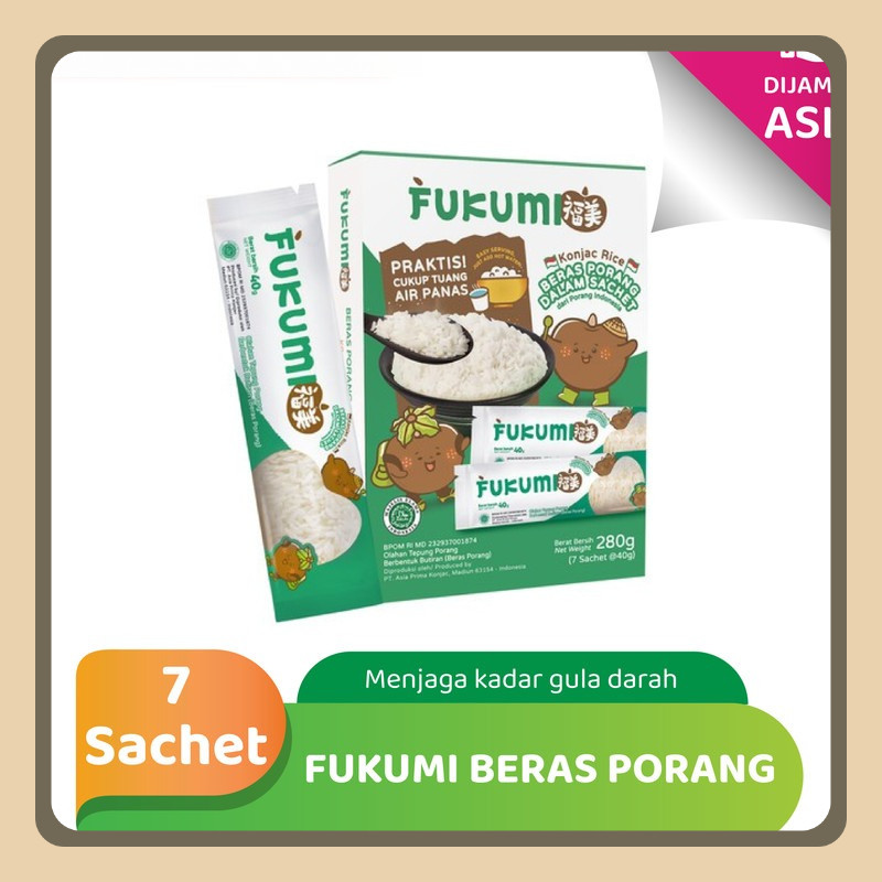 

Fukumi Beras Porang Praktis 7 Sachet Sehat