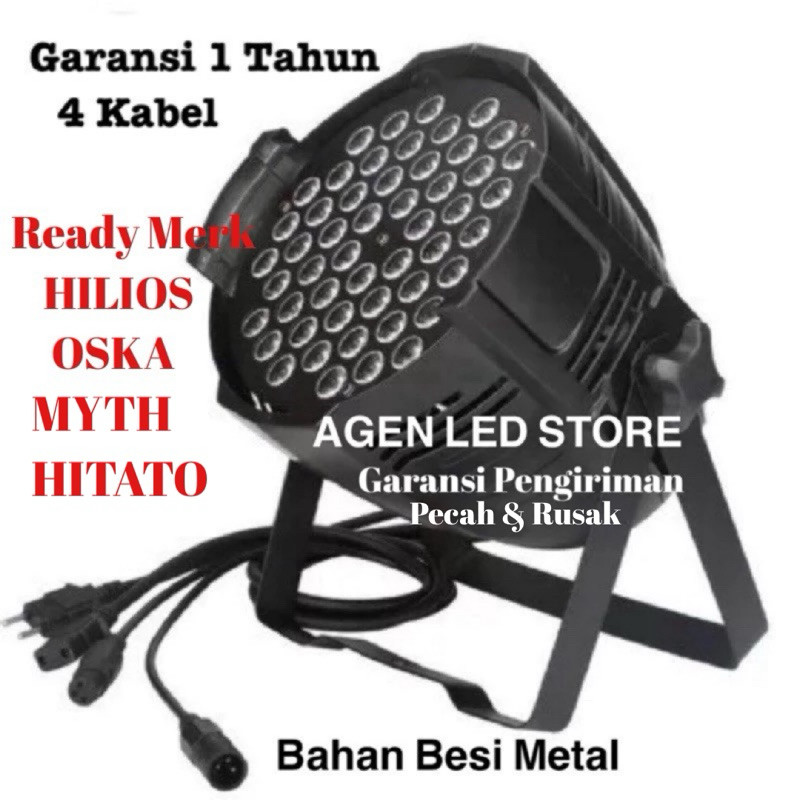 Lampu Par Led 54 Full Color Lampu Par Led 54x3w Lampu Par 54 Lampu Parled Panggung Lampu Disco Pangg