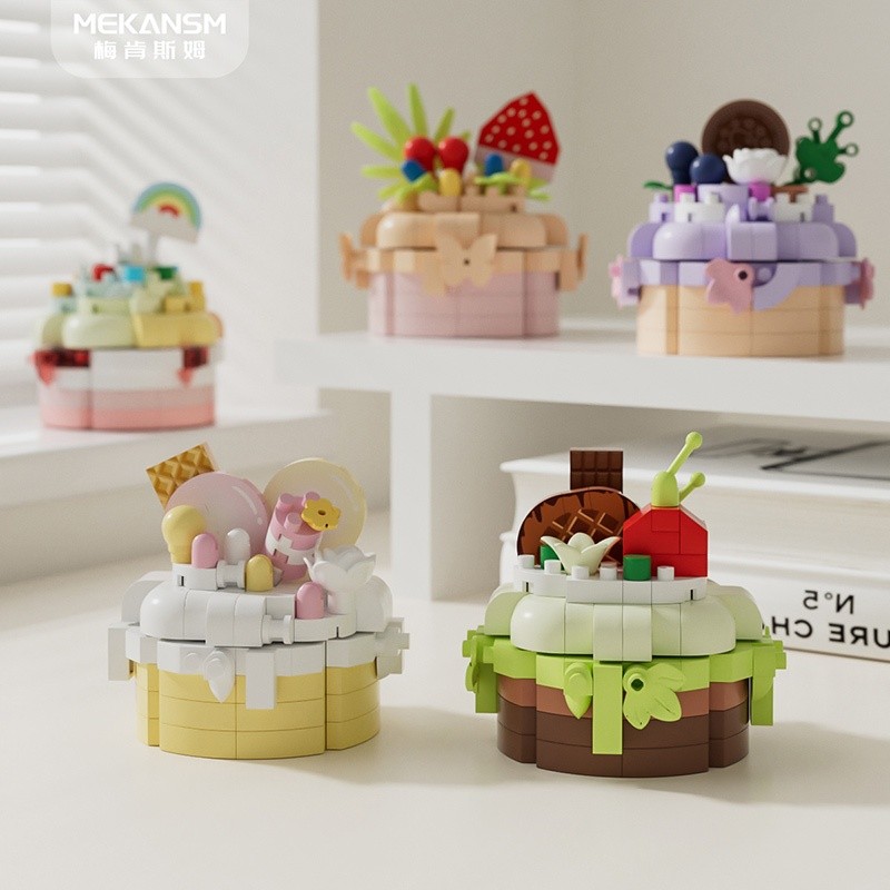 Hadiah Ulang Tahun Mainan Edukasi Brick Kue Seri Induk