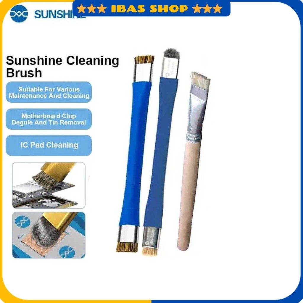 

Set Kuas Pembersih Papan PCB Double Headed Anti Static - SS-022B