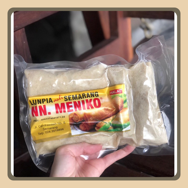 

Lunpia Nn Meniko ISI 5 pcs (VACUUM Pack) hanya BASAH saja