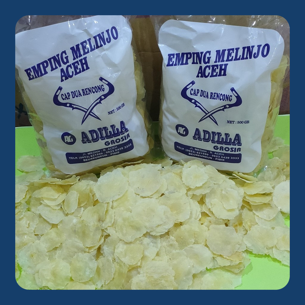 

Emping Melinjo Aceh Super Grade A isi 500g (adilla)