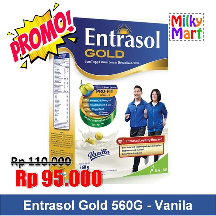 

[[[PROMO]] Entrasol Gold Vanila 600gr - 560GR