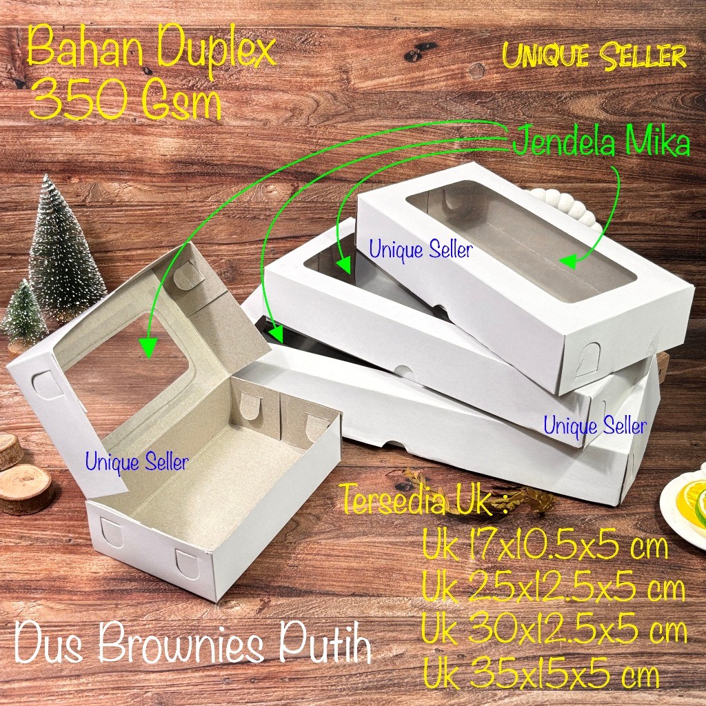 

[Isi10] Dus Brownies PUTIH Uk 17x10.5x5 25x12.5x5 30x12.5x5 35x15x5 DUPLEX PUTIH / Dus Box Kotak Kue Bolen Putih Uk 17 25 30 35 / Dus Box Kotak Roti 17x10x5cm 25x12.5x5cm / Dus Box Kotak Roti 17x10.5 x 5 / Dus Box Kotak Brownies 17x10 x 5