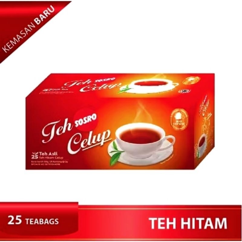 

Sosro teh celup asli isi 25 pcs - ABO
