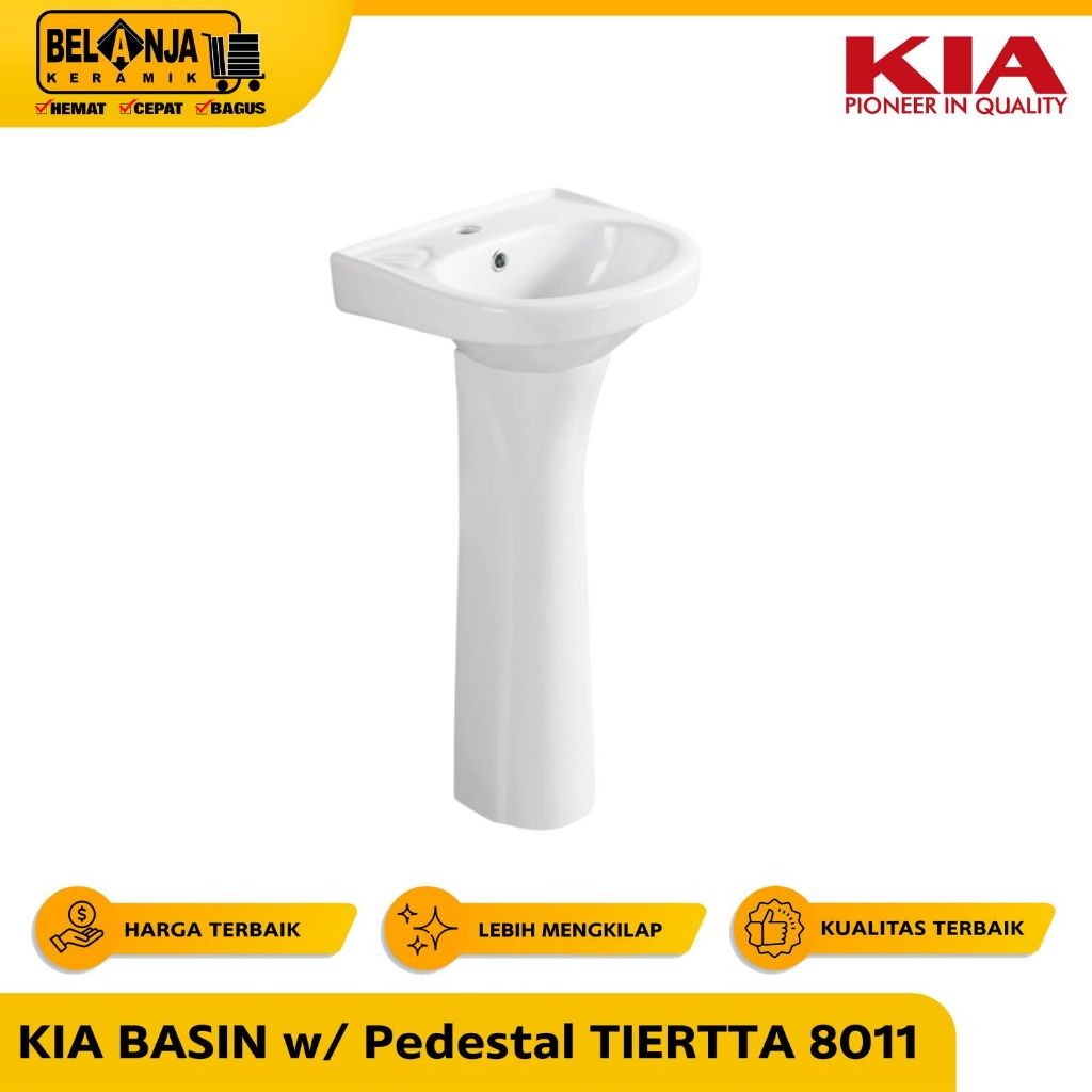 Kia Basin W/ Pedestal Tiertta 8011