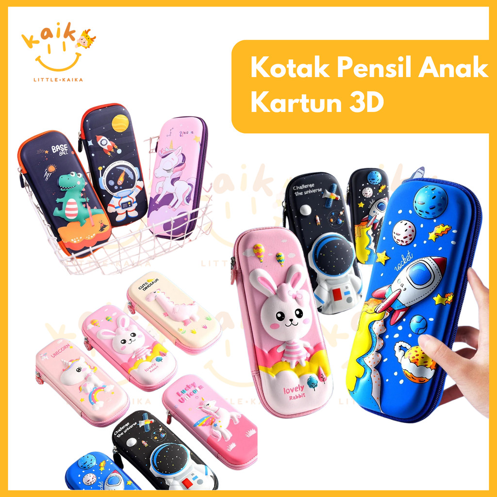 

LITTLE KAIKA | AT22 Kotak Alat Tulis 3D Kartun Kotak Pensil Multifungsi Hadiah Anak-Anak Untuk Anak Laki-Laki Dan Perempuan Tas Pensil Kapasitas Besar Grosir