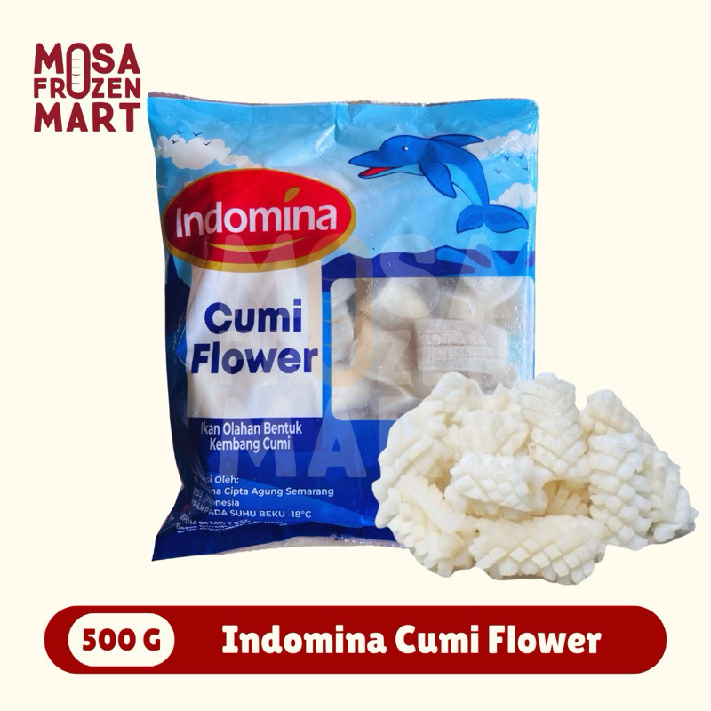 

Indomina Cumi Flower 500 G | Olahan Ikan Frozen