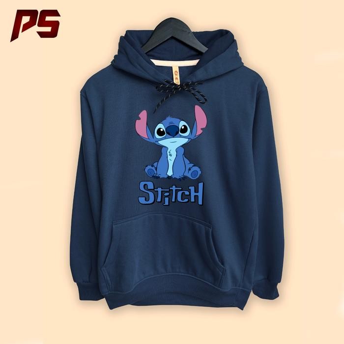 Jaket Hoodie Stitch Lilo Alien Kartun