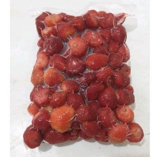

TermurahStrawberry Frozen Stroberi Beku Grade A 1kgnew