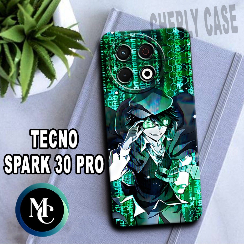 CC13/ Softcase karet lentur untuk TECNO SPARK 30 PRO/Motif ANIME /case TECNO SPARK 30 PRO/kesing TEC