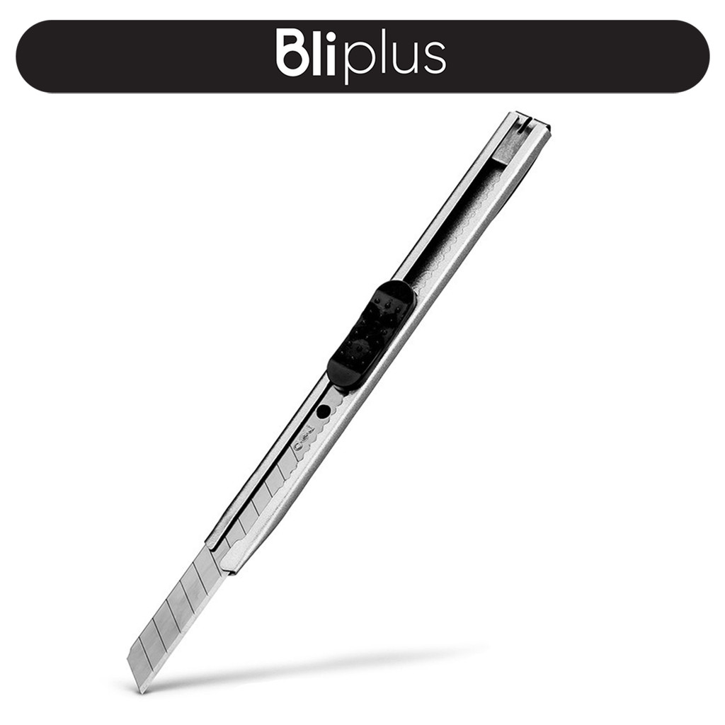 

Pisau Cutter Mini Stainlees 12.5cm Cutter Besi Kecil Pemotong Serbaguna Ringan Efektif ATK3011