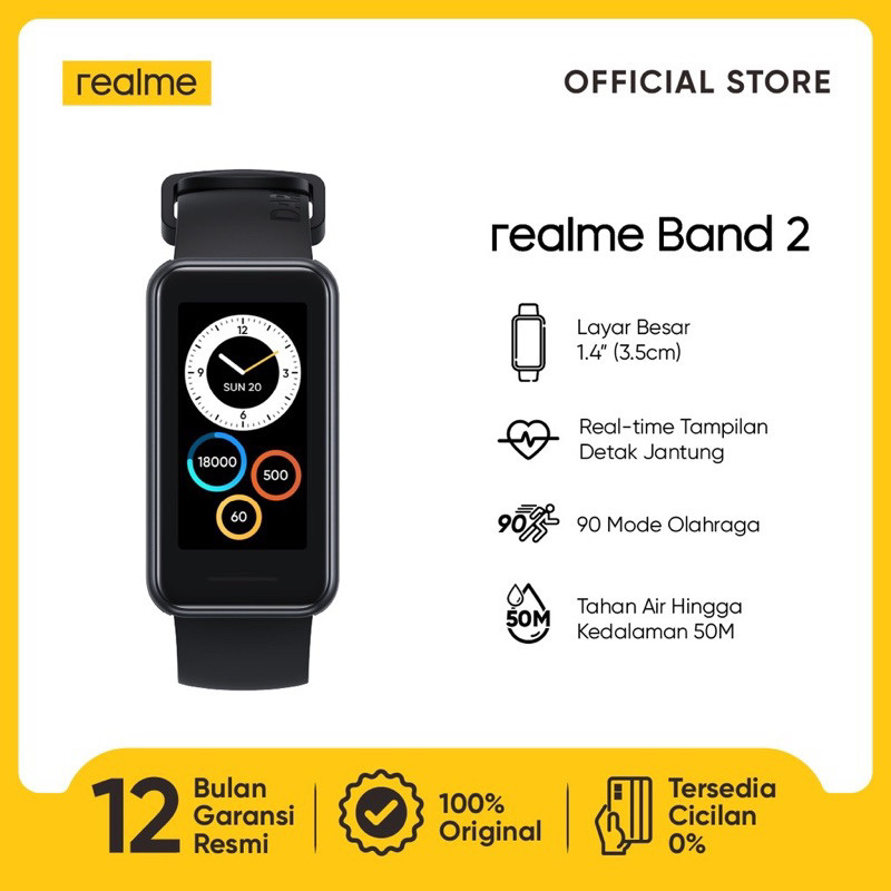 Realme band 2 Original Realme Indonesia Garansi Resmi