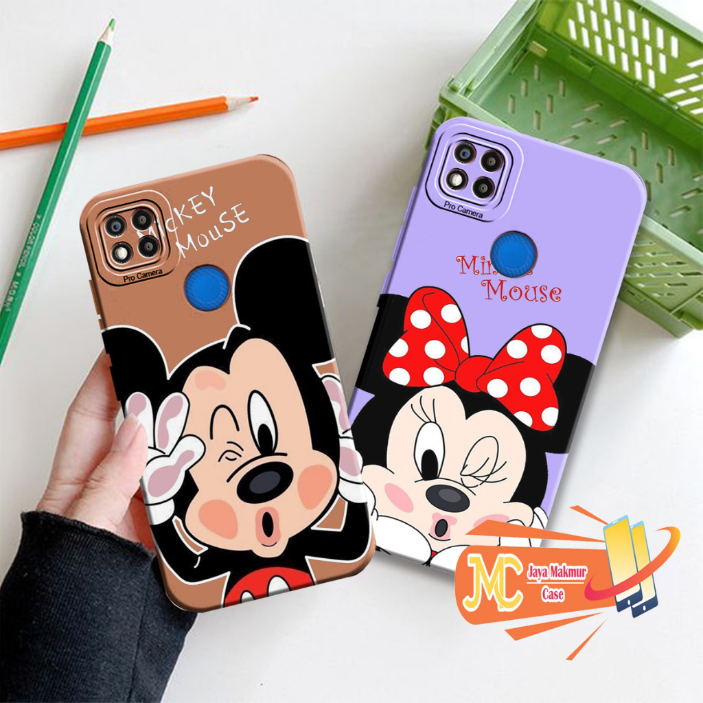 [CRD8] Softcase REDMI 9C /REDMI 10A motif Kartun Disney Cute Kekinian - Case MickeyMouse - Case Redm