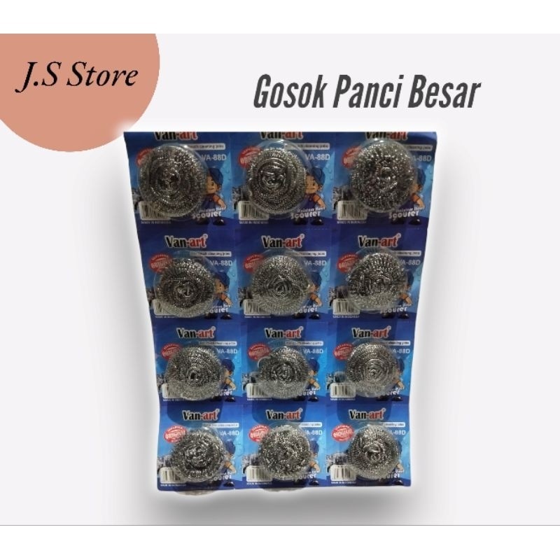 Gosok Panci Besar 12 pcs